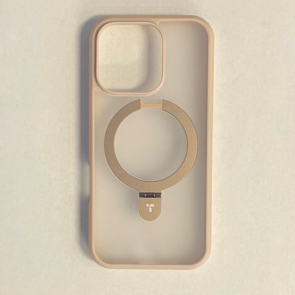 Torras Ostand Case iPhone 16 Pro Gold | Magnetic Ring Stand | New in Box